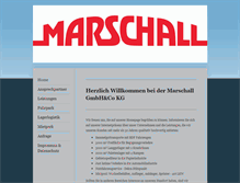 Tablet Screenshot of marschall-fulda.de